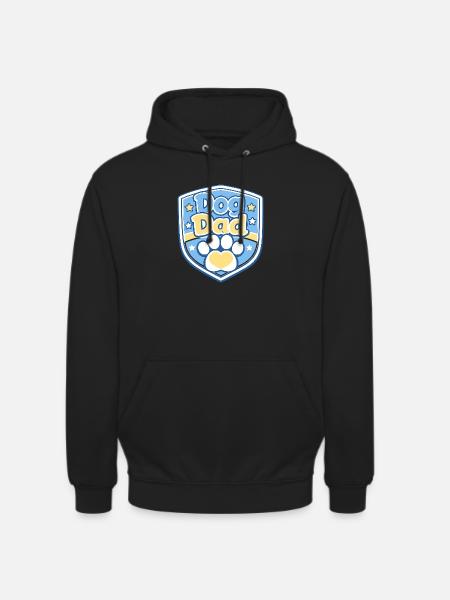 Dog father sign motif - Unisex Hoodie - black