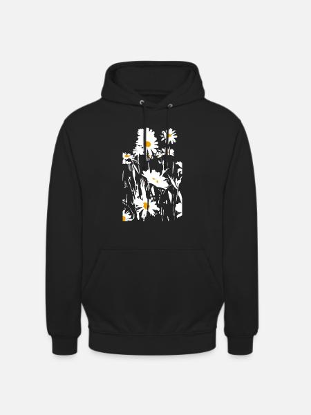 DAISIES - Unisex Hoodie - black