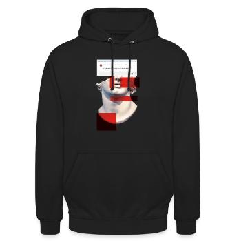Error 2 - Unisex Hoodie - black - Front - Alina (178cm) & Michal (187cm)