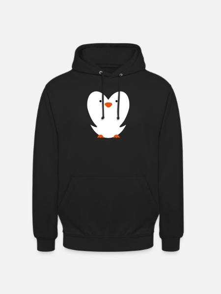 Baby Pinguin - Unisex Hoodie - Schwarz