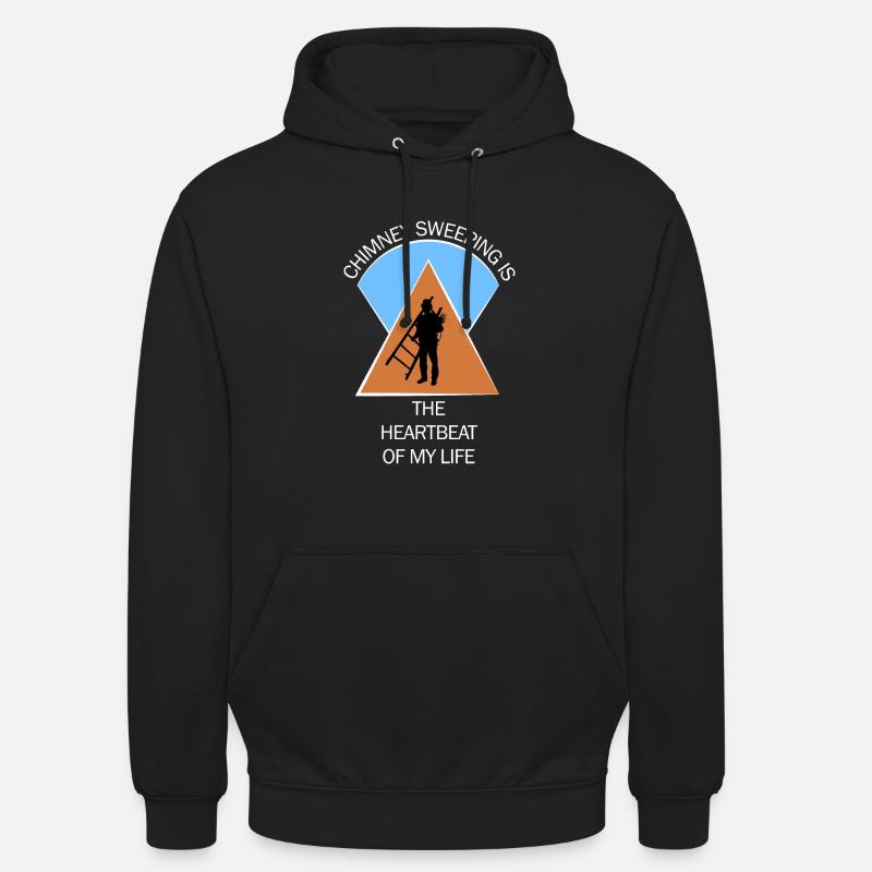 Ramoneur Ramoneur Ramoneur - Sweat-shirt à capuche unisexe - noir
