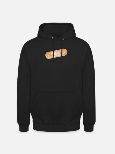 It will be okay :) Plaster - Unisex Hoodie - black