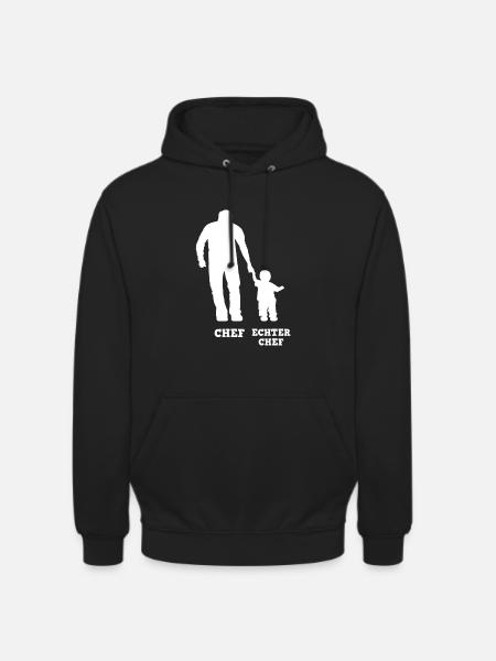 Chef echter chef meme - Unisex Hoodie - Schwarz