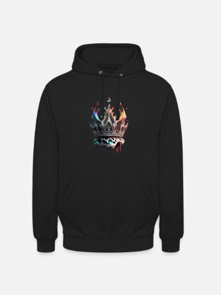 Melting crown - Unisex Hoodie - black