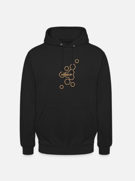 Anselm as a name - Unisex Hoodie - black