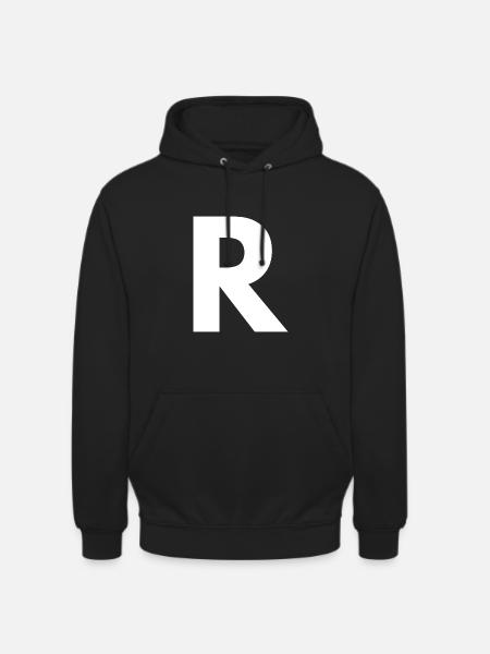 R - Unisex Hoodie - black