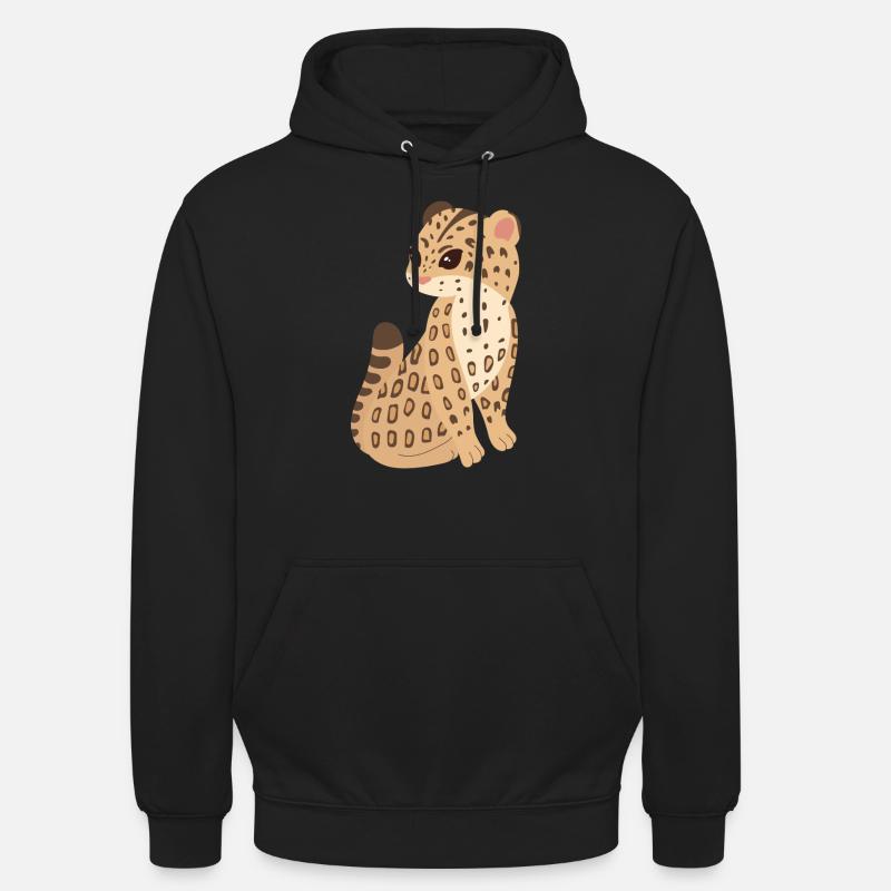 giaguaro - Felpa con cappuccio unisex - nero