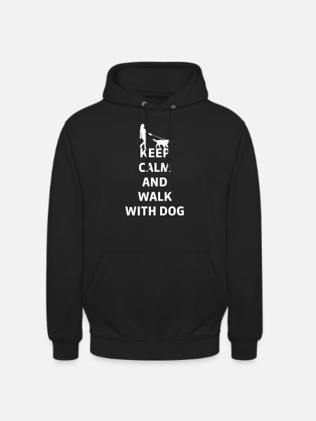 Chien de chasse - Sweat-shirt à capuche unisexe - noir