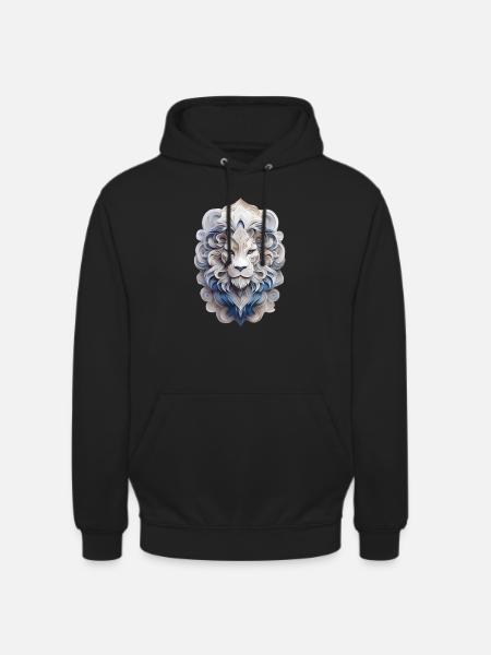 Sternzeichen Löwe - Unisex Hoodie - Schwarz