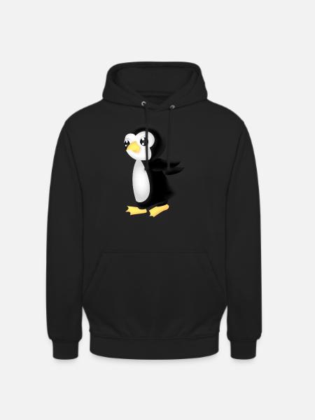 running pingu - Unisex Hoodie - black