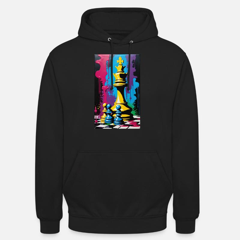 Échecs | Pièce d’échecs | Joueur d’échecs - Sweat-shirt à capuche unisexe - undefined
