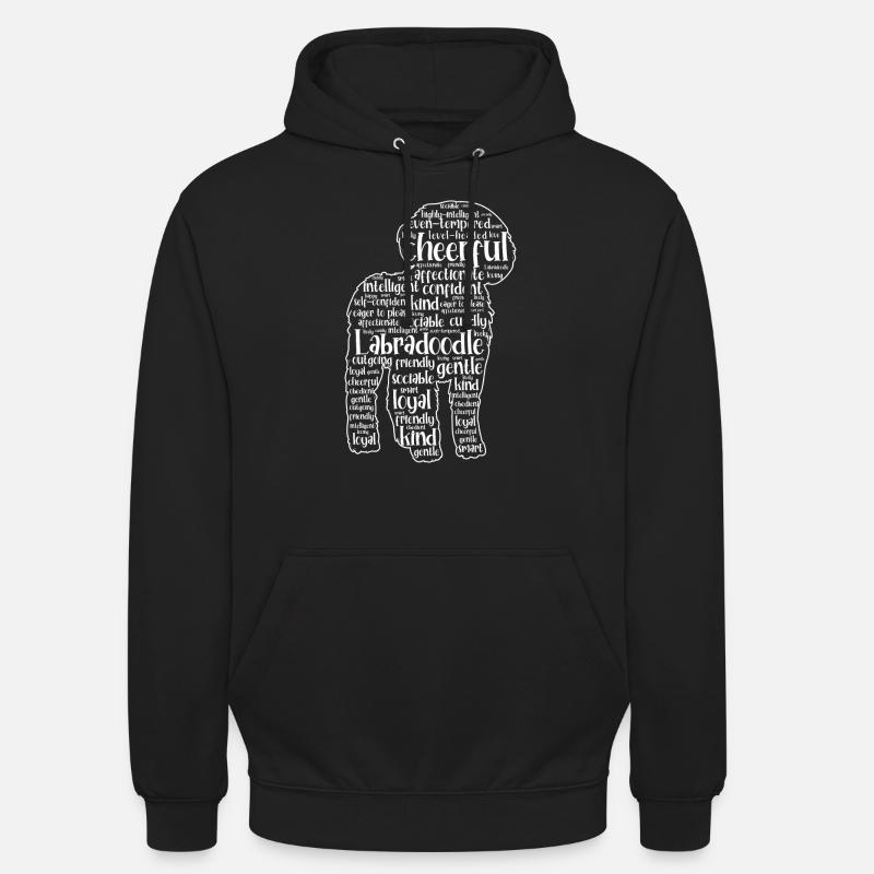 Labradoodle Chien - Sweat-shirt à capuche unisexe - noir