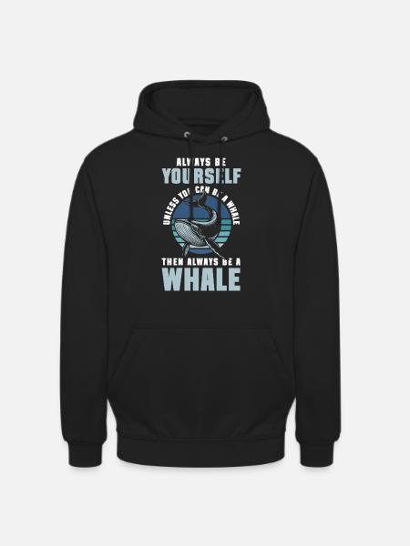 Mer Nature Vie marine - Sweat-shirt à capuche unisexe - noir