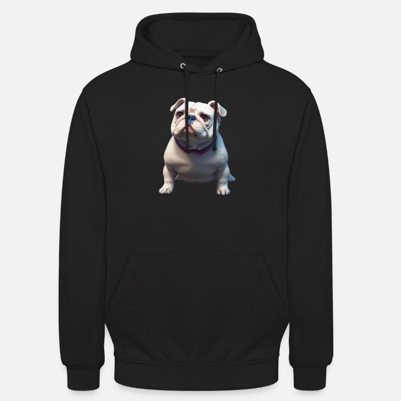 Vieux bouledogue anglais - Sweat-shirt à capuche unisexe - noir