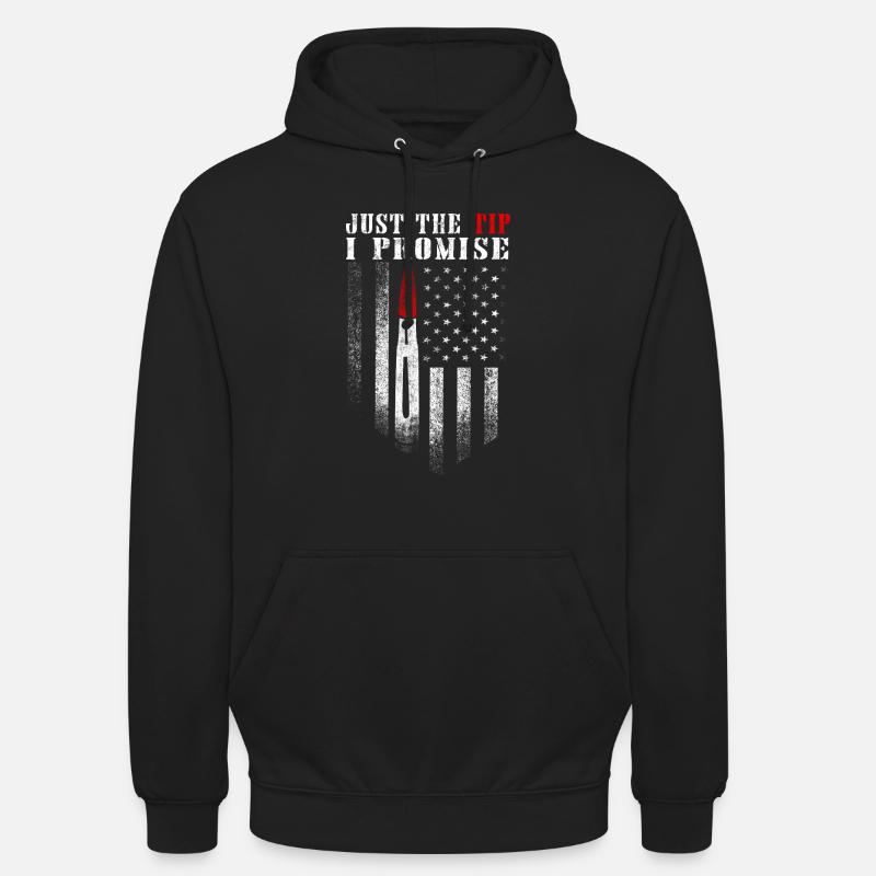 Juste le conseil Drapeau des États-Unis - Sweat-shirt à capuche unisexe - noir