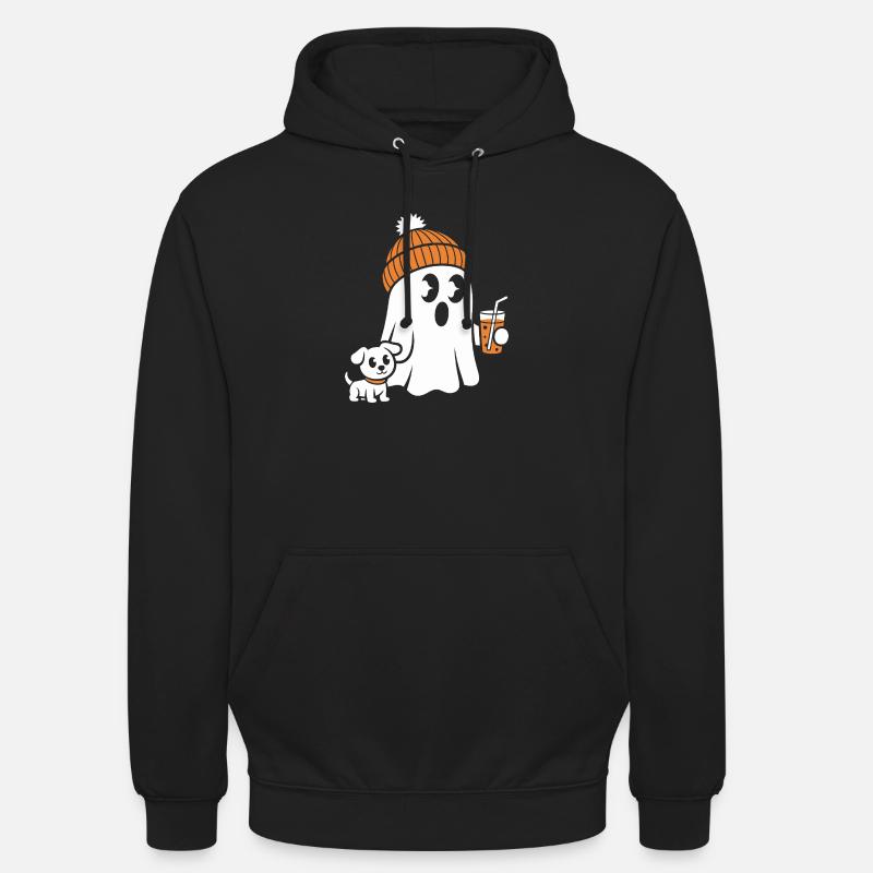 Kuscheliger Geist mit Mütze - Unisex Hoodie - Schwarz
