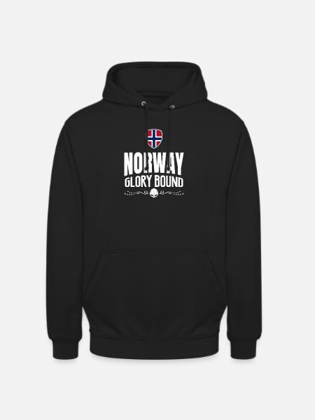 NORWAY GLORY - Unisex Hoodie - black