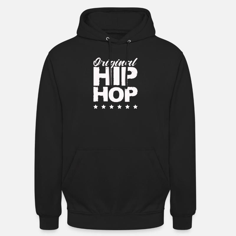 Style hip-hop original - Sweat-shirt à capuche unisexe - noir