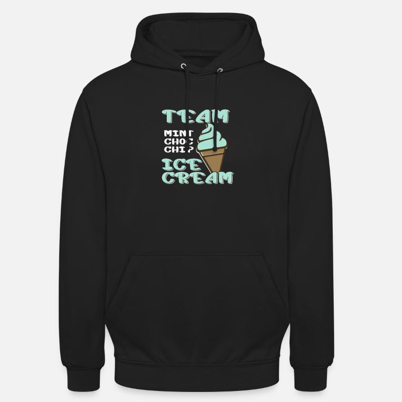 Team Mint Choc Eiswaffel Eiscreme Eis Unisex Hoodie
