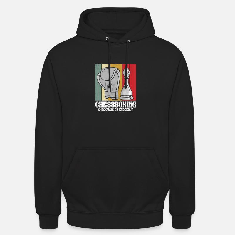 Schachboxen - Schachmatt Oder Knockout Schachboxen Unisex Hoodie