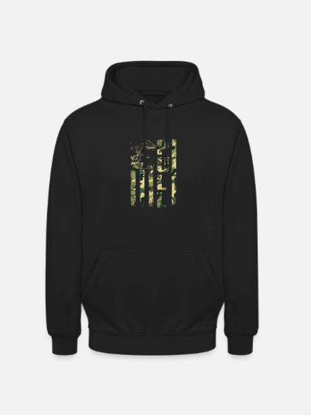 Pull Camouflage Schießsport Motiv - Unisex Hoodie - Schwarz