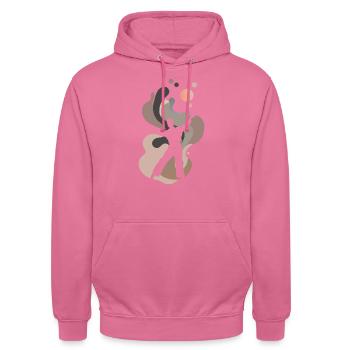Dance School Dance Course Modern - Unisex Hoodie - pink - Front - Alina (178cm) & Michal (187cm)