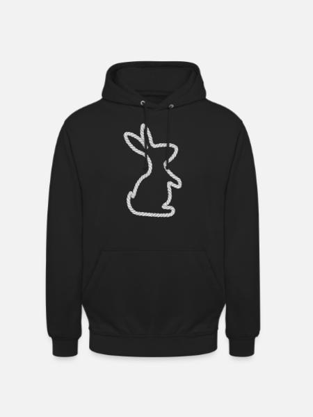 Bunny black - Unisex Hoodie - Schwarz