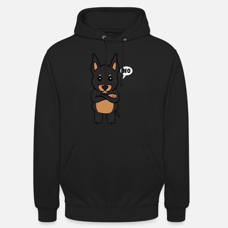 Cadeau de chien Kelpie - Sweat-shirt à capuche unisexe - noir