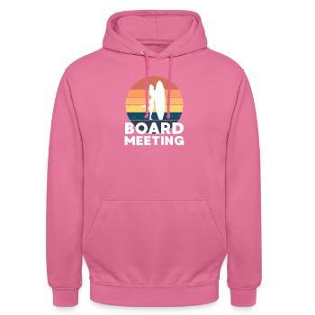 Surfing Board Meeting - Unisex Hoodie - Pink - Vorne - Alina (178cm) & Michal (187cm)
