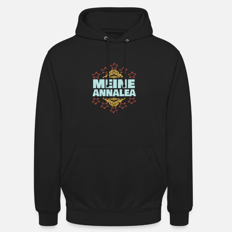 Mädchen Annalea - Unisex Hoodie - Schwarz