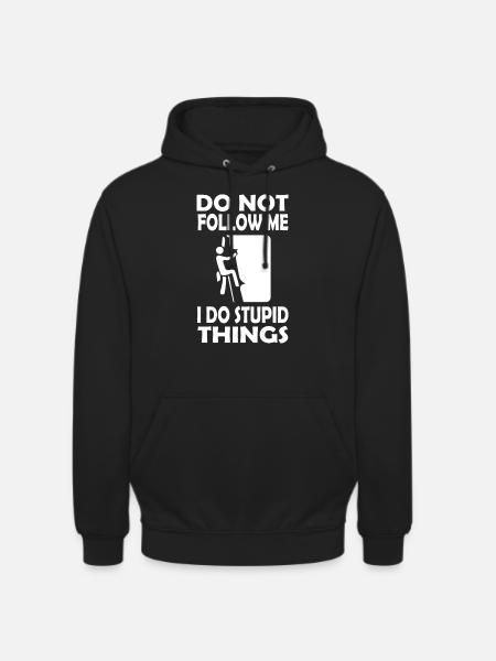 Bouldering Climbing Climbing - Unisex Hoodie - black