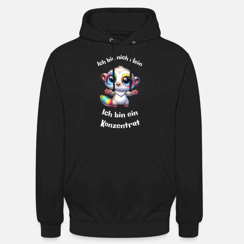 Klein aber ein Konzentrat - Unisex Hoodie - Schwarz