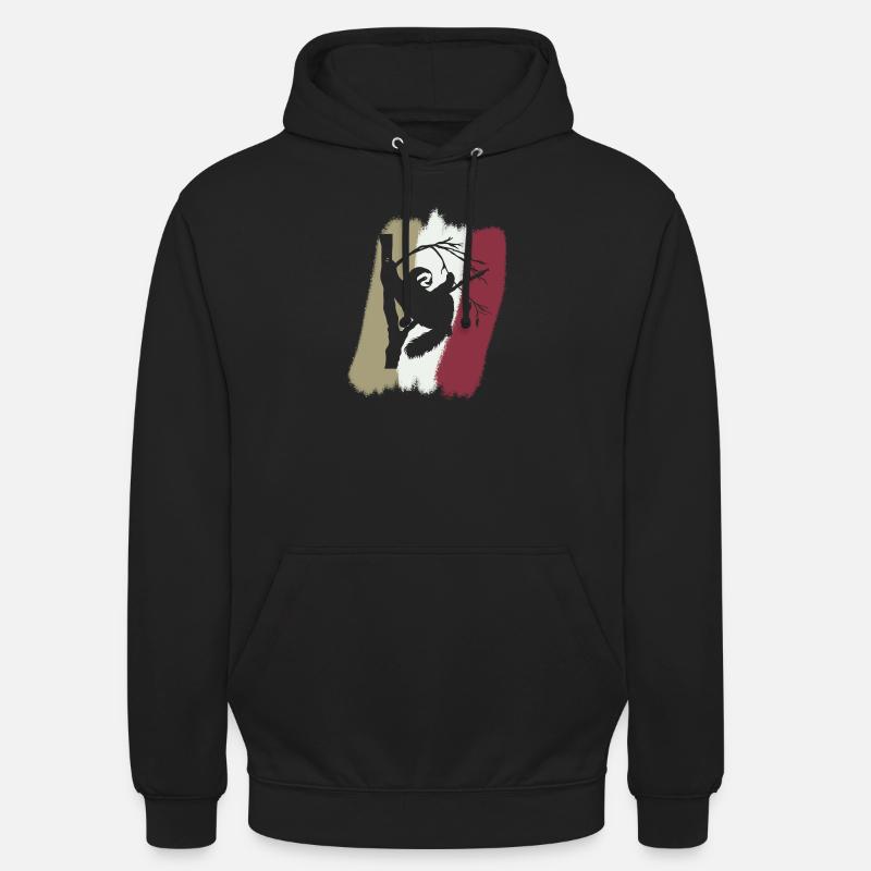 Faultier Schlafen Chill - Unisex Hoodie - Schwarz