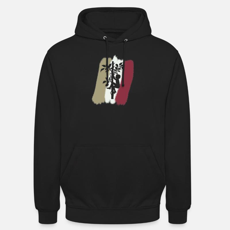 Klettern Baumklettern Kletterer - Unisex Hoodie - Schwarz