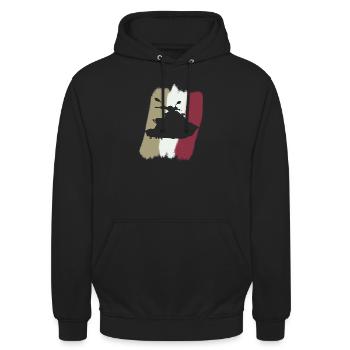 Water Sports Boat Jet Ski - Unisex Hoodie - black - Front - Alina (178cm) & Michal (187cm)