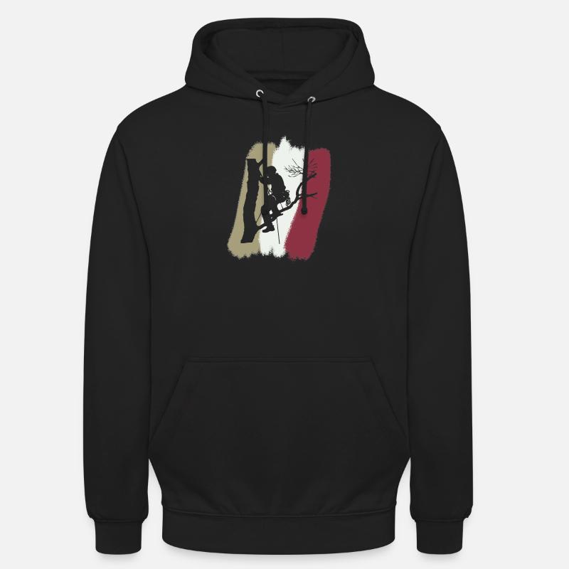 Baumklettern Klettern Kletterer - Unisex Hoodie - Schwarz