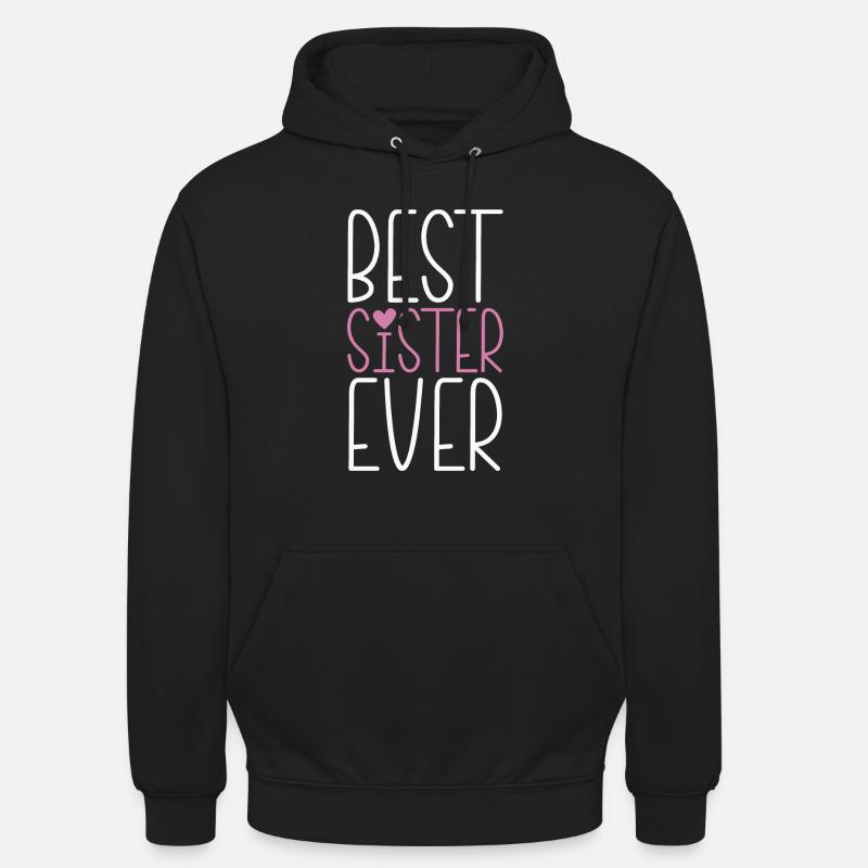 Beste Schwester - Unisex Hoodie - Schwarz