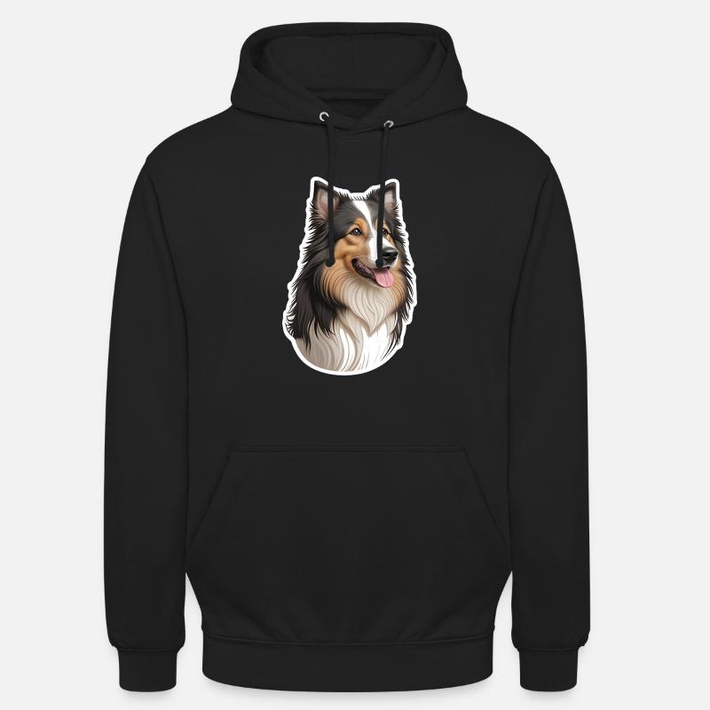 Colley - Sweat-shirt à capuche unisexe - noir