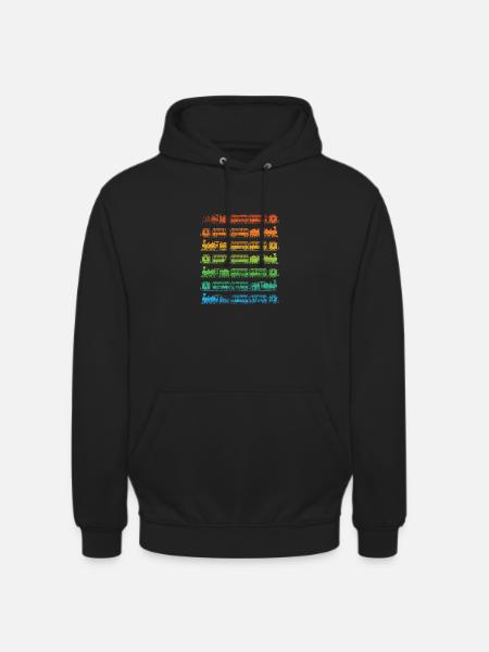 Railway Locomotive Driver Model Railway - Unisex Hoodie - black