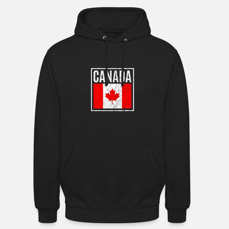 Canada - Sweat-shirt à capuche unisexe - noir