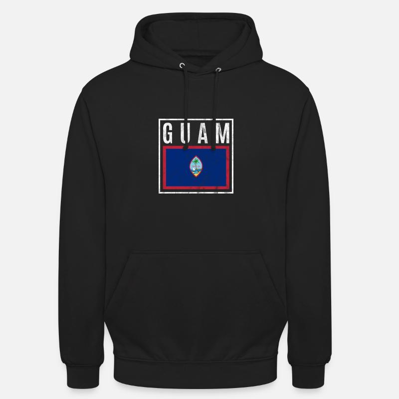 Guam - Sweat-shirt à capuche unisexe - noir