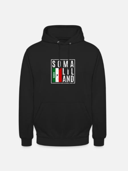 Somaliland - Sweat-shirt à capuche unisexe - noir