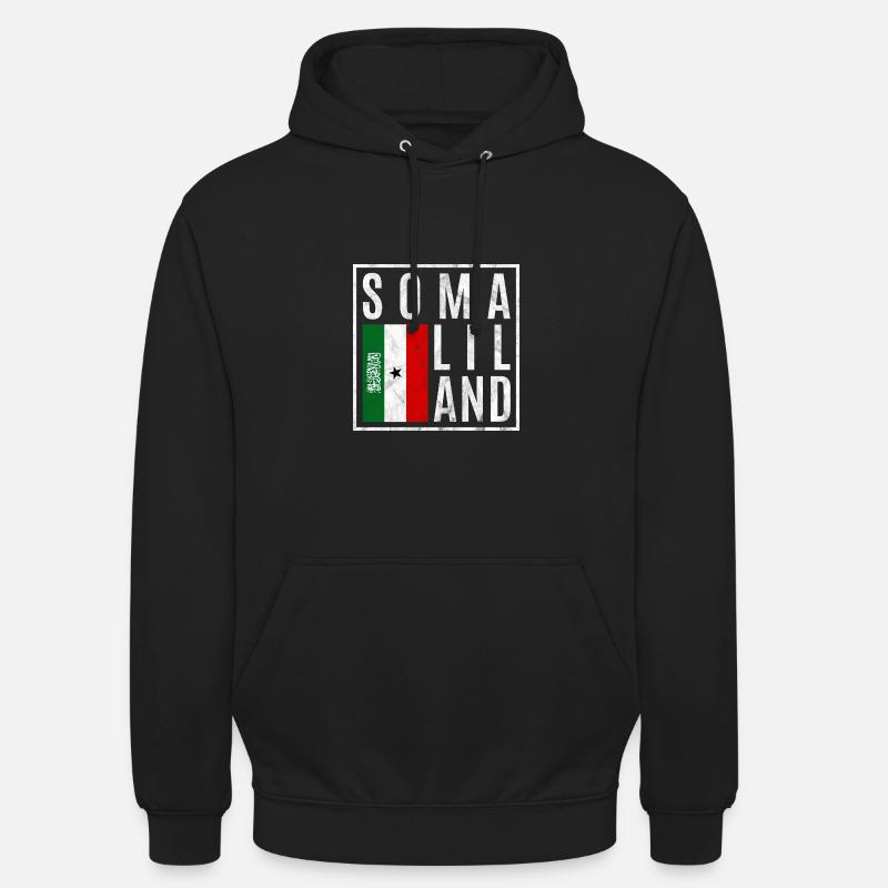 Somaliland - Sweat-shirt à capuche unisexe - noir
