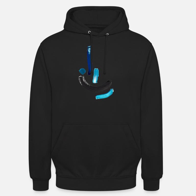 Blue Tee - Unisex Hoodie - Schwarz