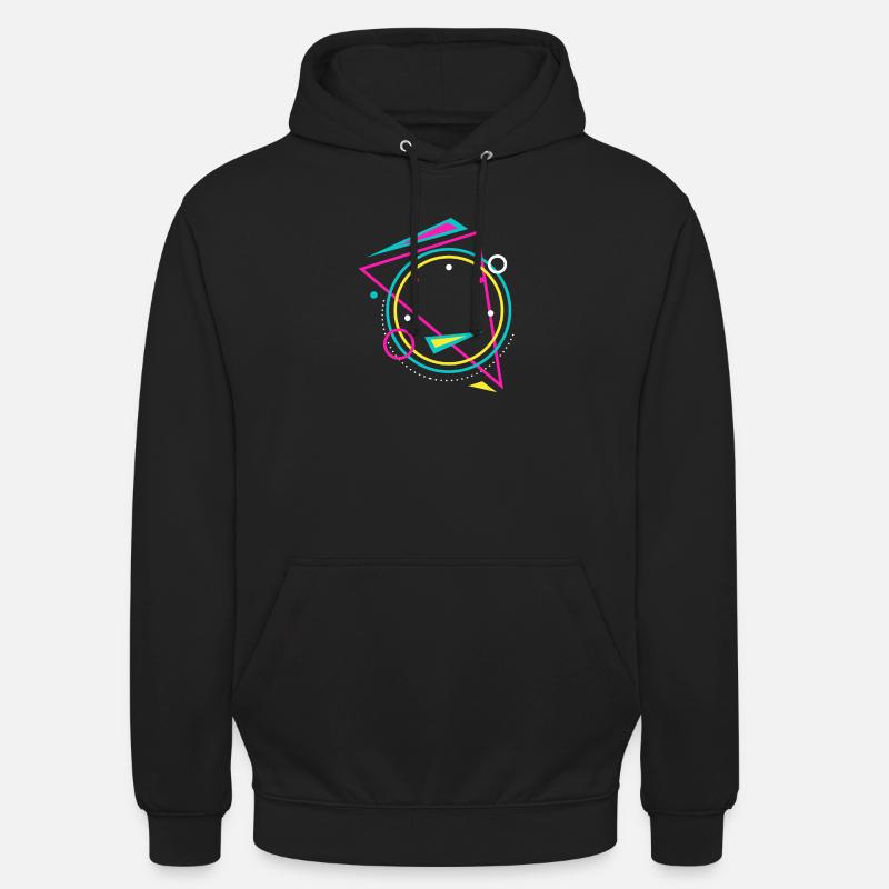Geometrie - Unisex Hoodie - Schwarz