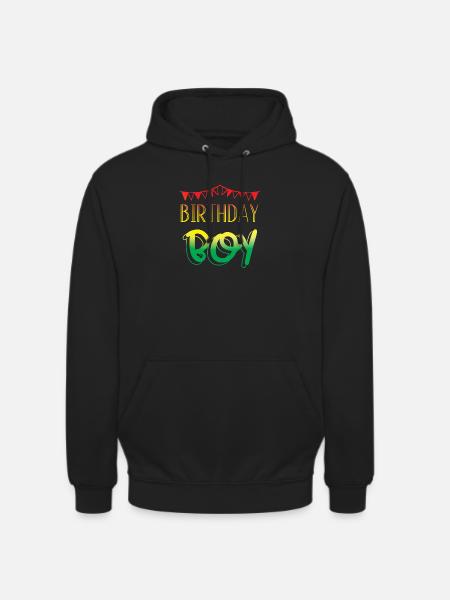 Joyeux anniversaire - Sweat-shirt à capuche unisexe - noir