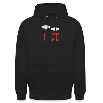 Mathe - Unisex Hoodie - Schwarz - Vorne - Alina (178cm) & Michal (187cm)