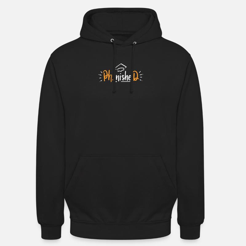 PhD Doktorat Abschluss - Unisex Hoodie - Schwarz