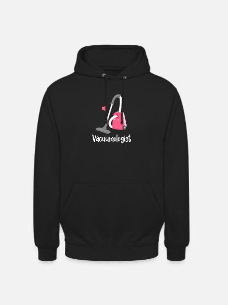 Vacuum Cleaner Vacuuming - Unisex Hoodie - black