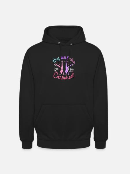 Rad Gymnastik Turnerin - Unisex Hoodie - Schwarz